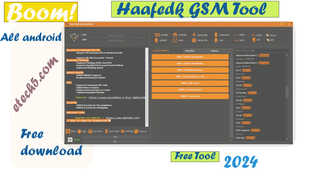  Haafedk GSM Tool, a powerful and versatile software