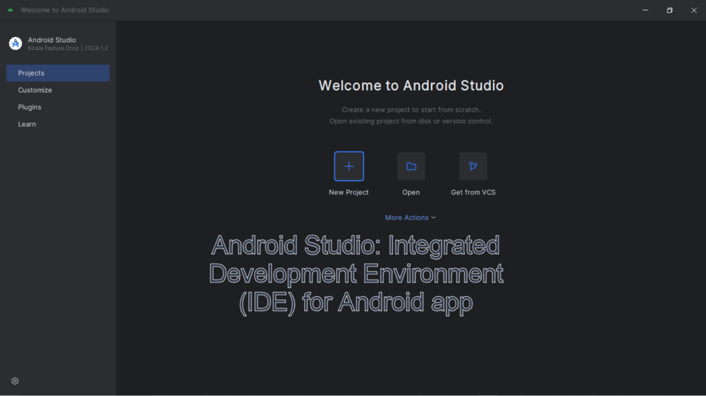 Android Studio: Basics, XML Elements, and Code Integrated Development Environment (IDE) for Android app development.