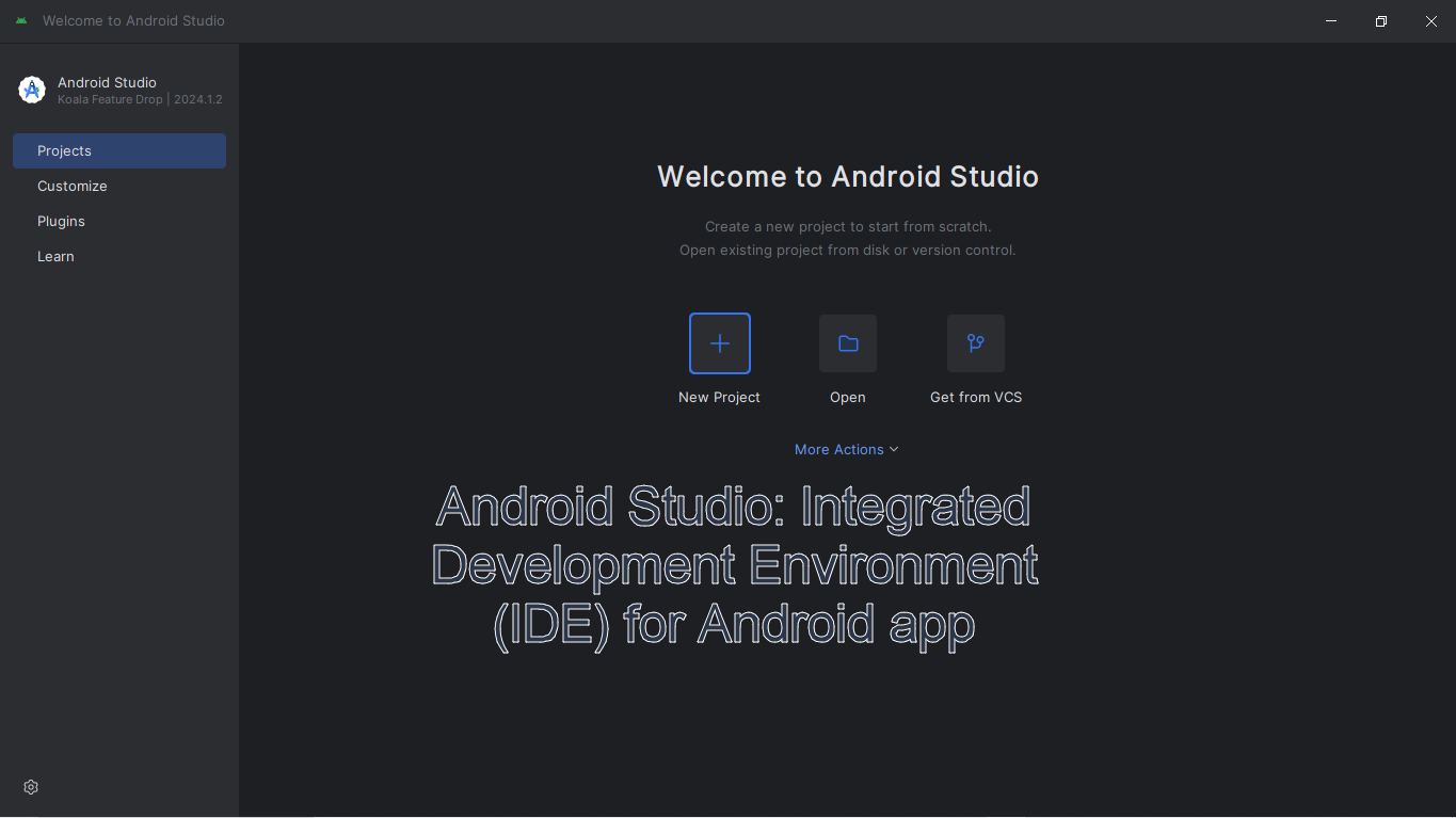 Android Studio: Basics, XML Elements, and Code Integrated Development Environment (IDE) for Android app development.